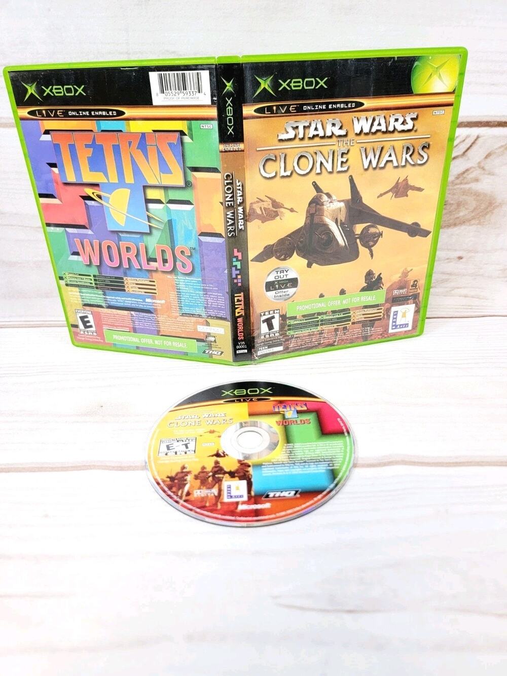 Star Wars: The Clone Wars, Tetris Worlds Online Edition Combo Microsoft Xbox